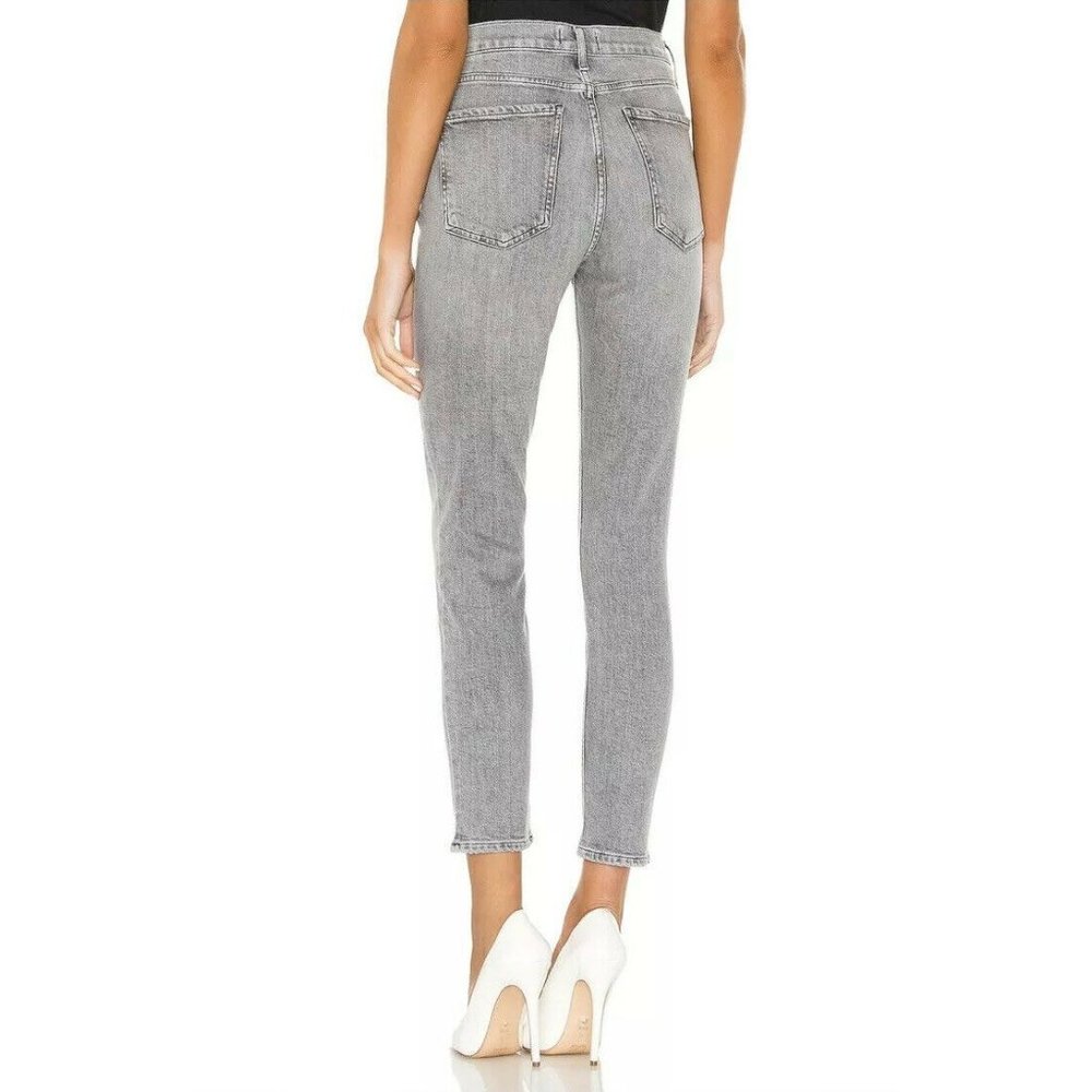 AGOLDE Nico Jeans High Rise Slim Foretold Grey 26 - Picture 6 of 11